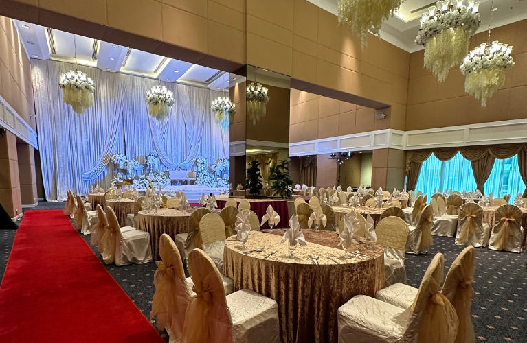 Luxury wedding ballroom in Petaling Jaya